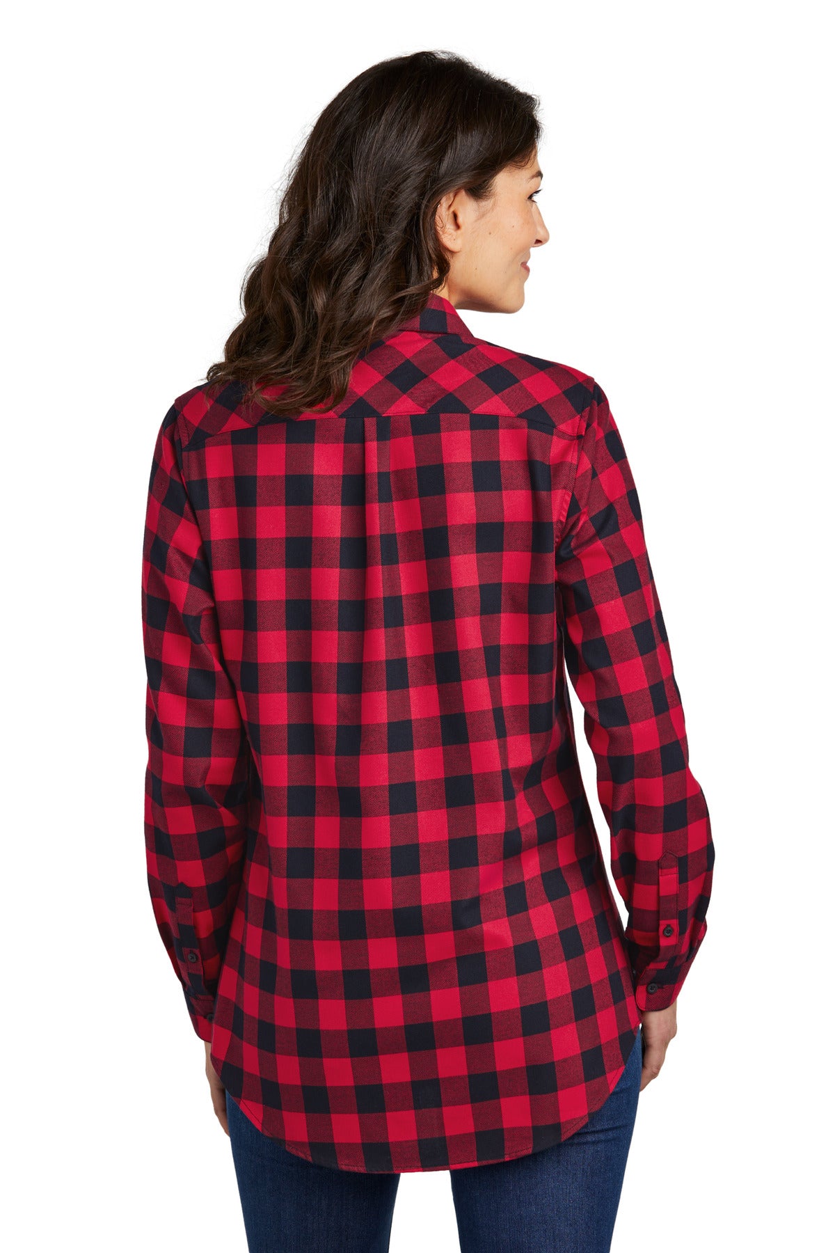 Back Model Red/ Black Buffalo Check