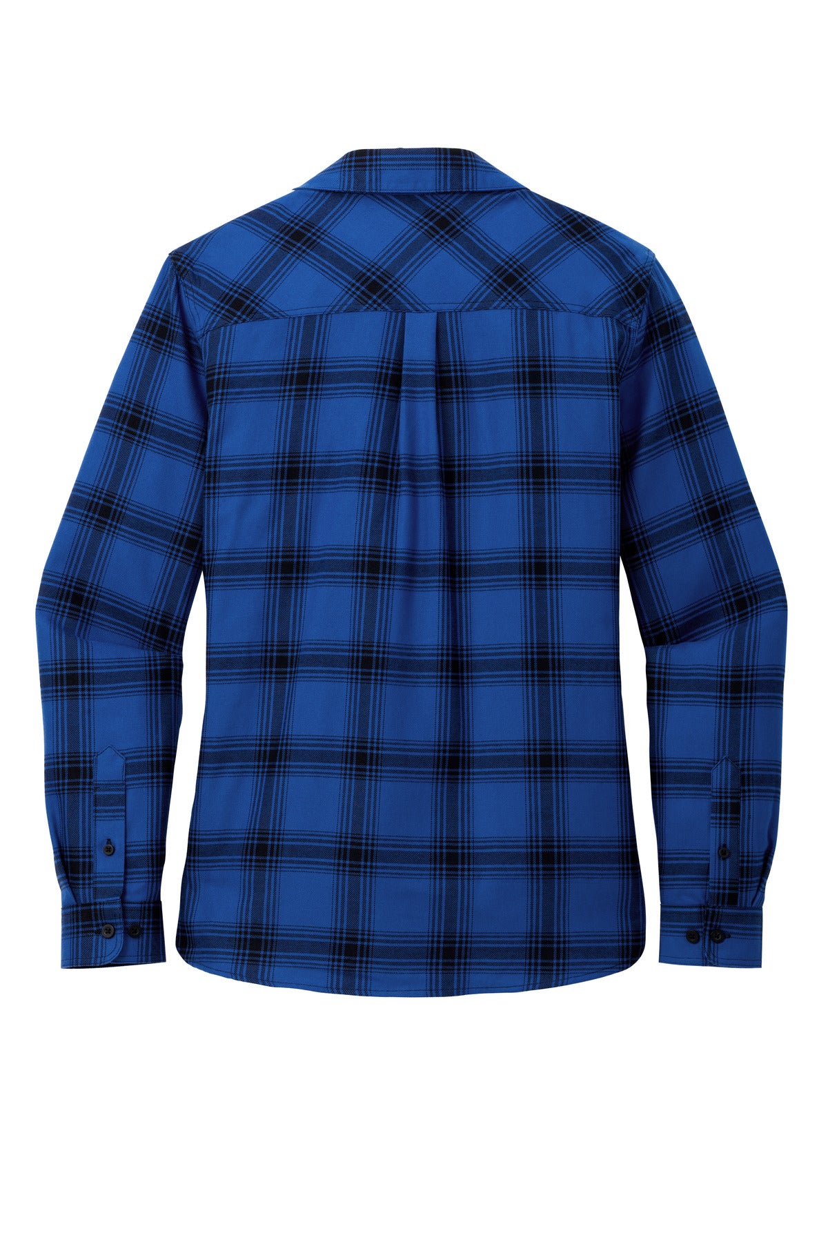 Back Product Royal/ Black Open Plaid