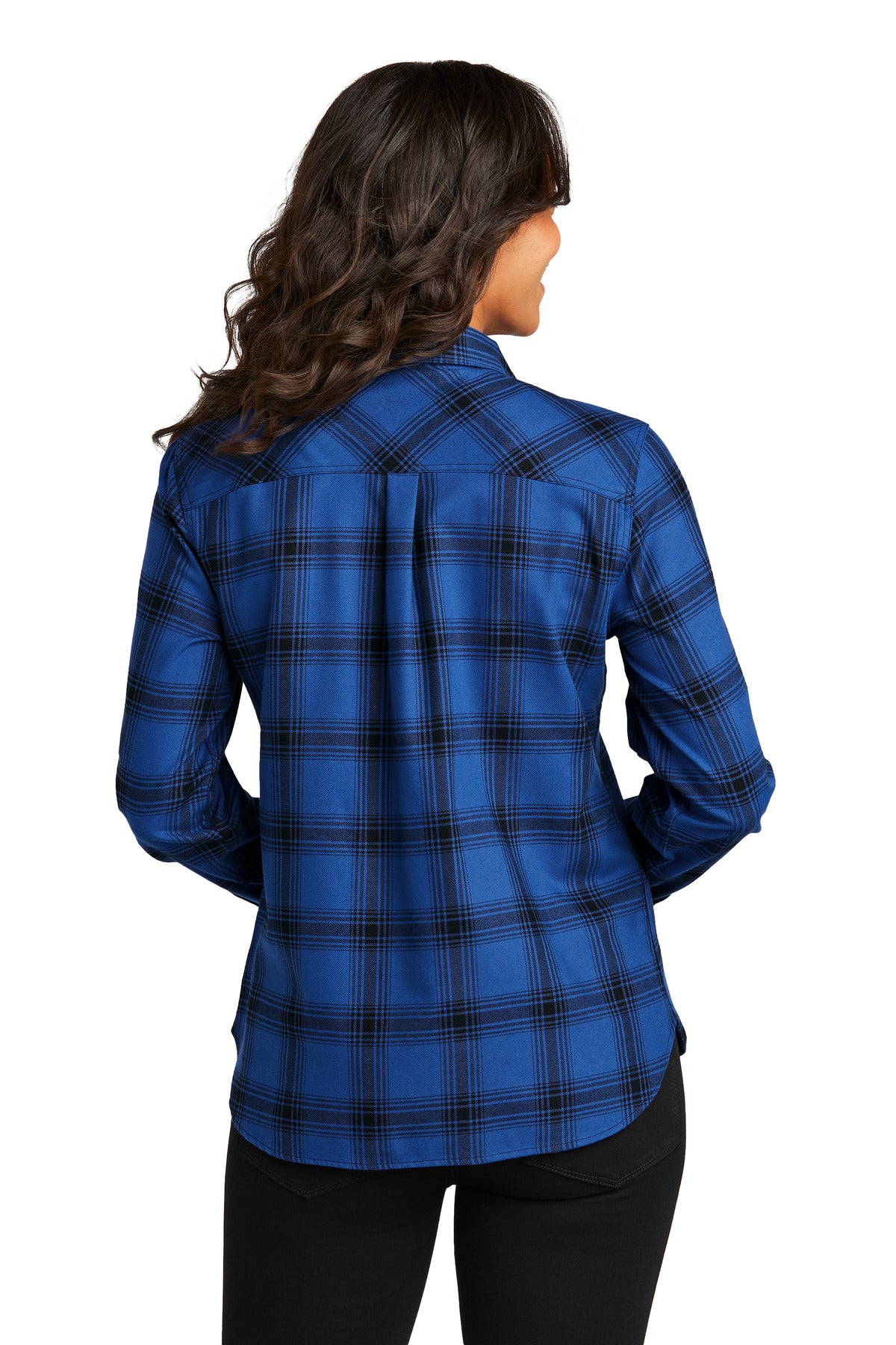 Back Model Royal/ Black Open Plaid