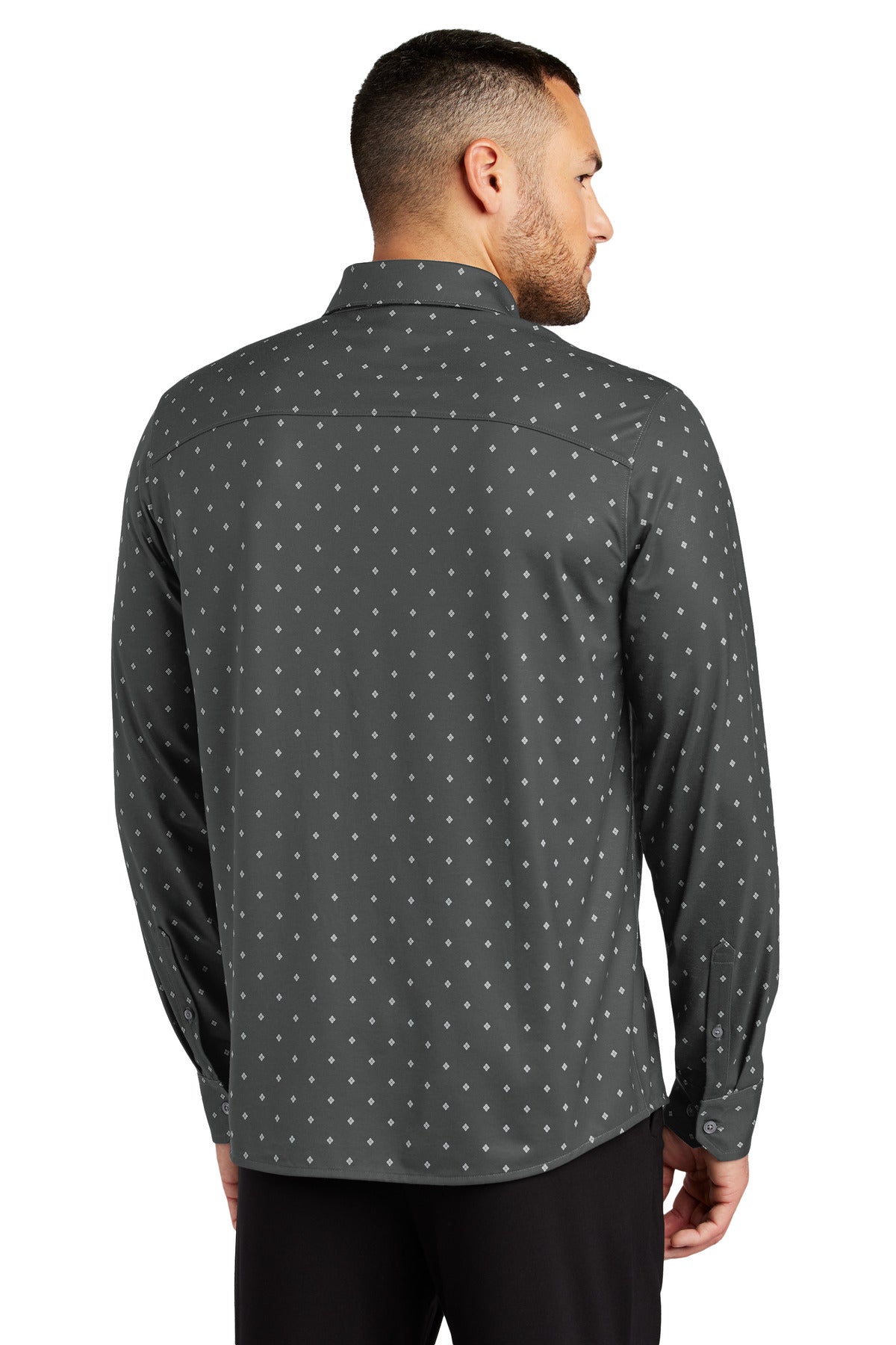 Back Model Anchor Grey Geo Diamond