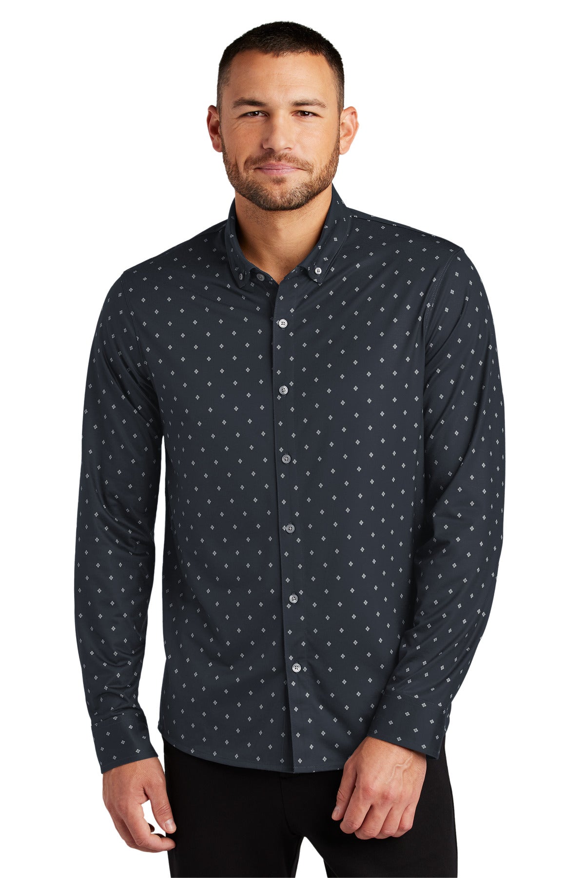 Model Navy Geo Diamond