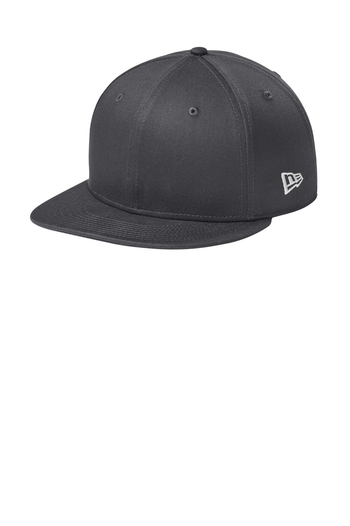 New Era NE400 - Flat Bill Snapback Cap With Custom Embroidery