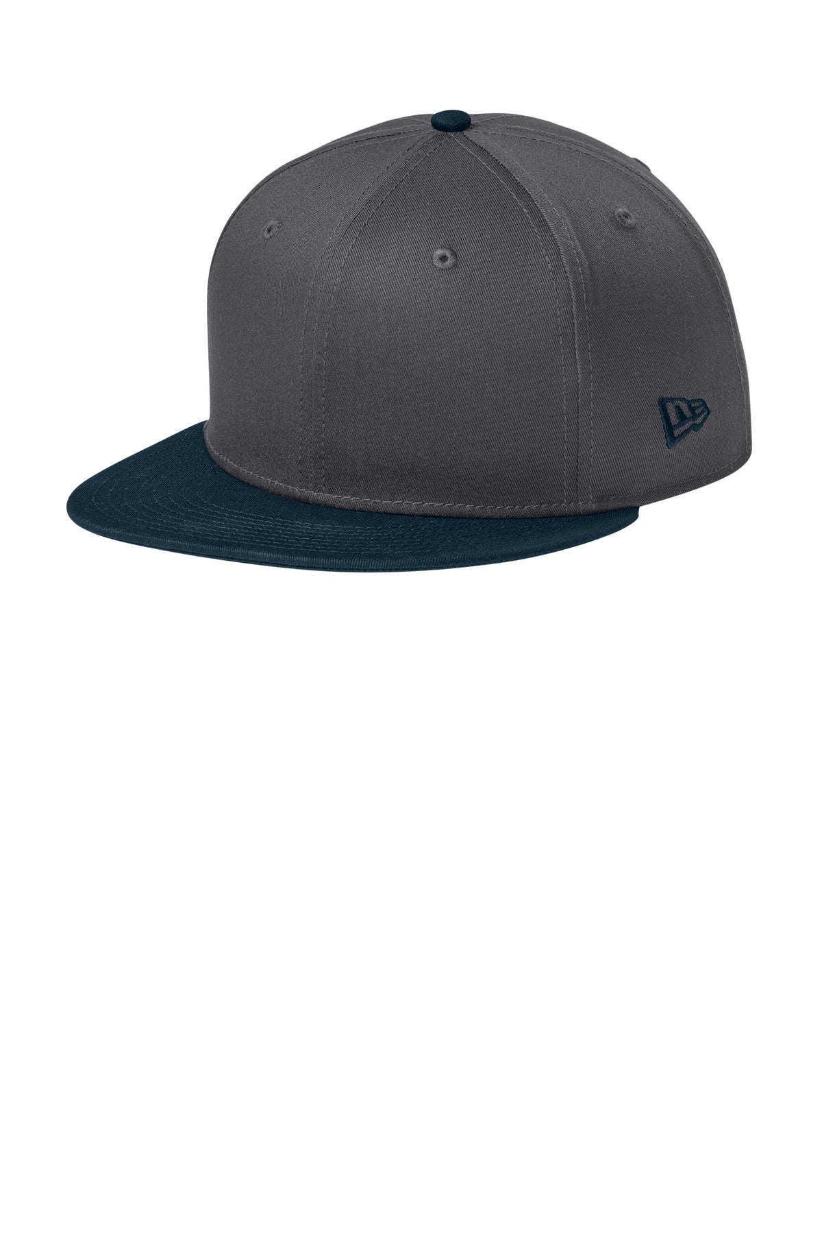 New Era NE400 - Flat Bill Snapback Cap With Custom Embroidery