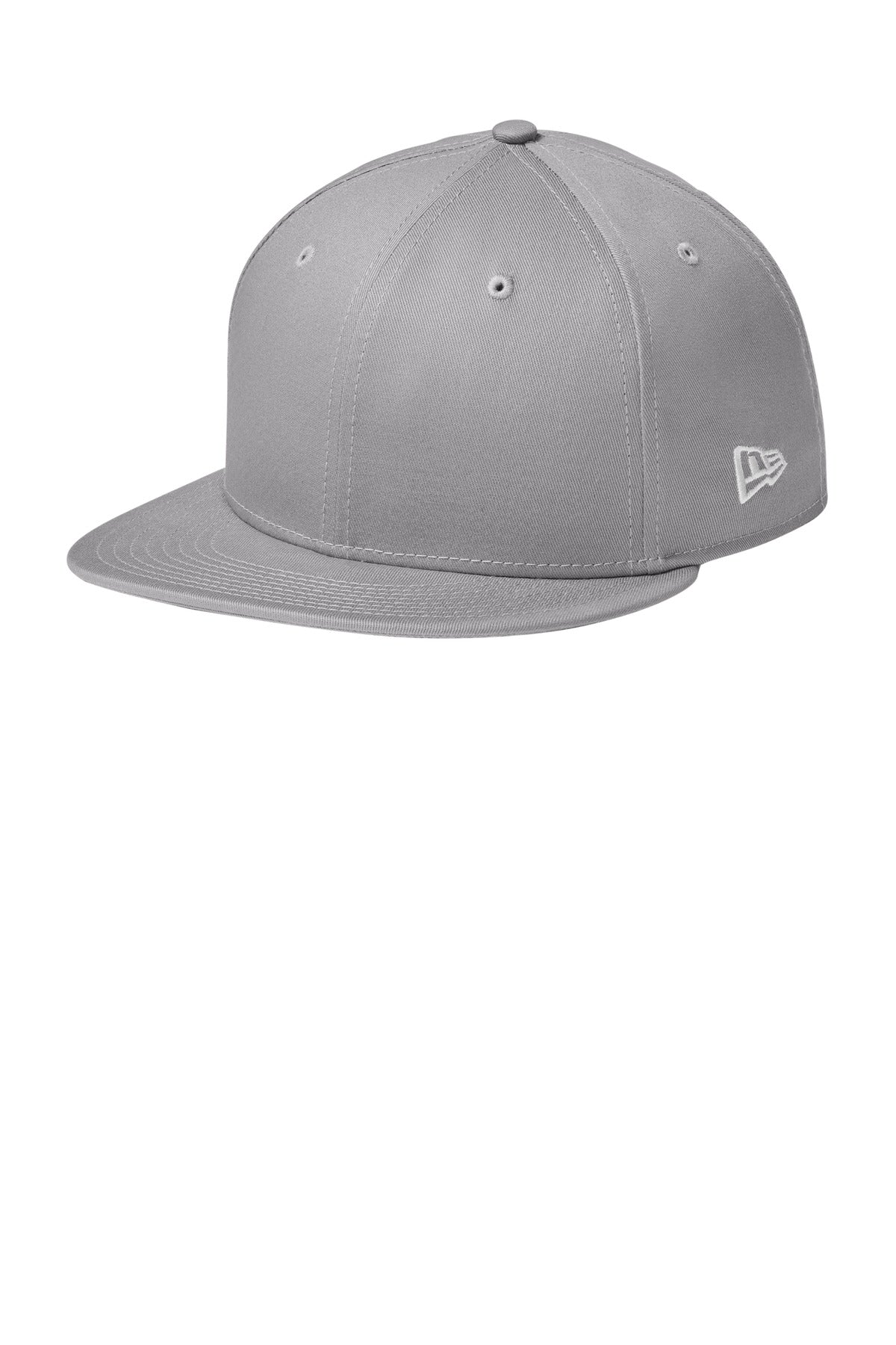 New Era NE400 - Flat Bill Snapback Cap With Custom Embroidery