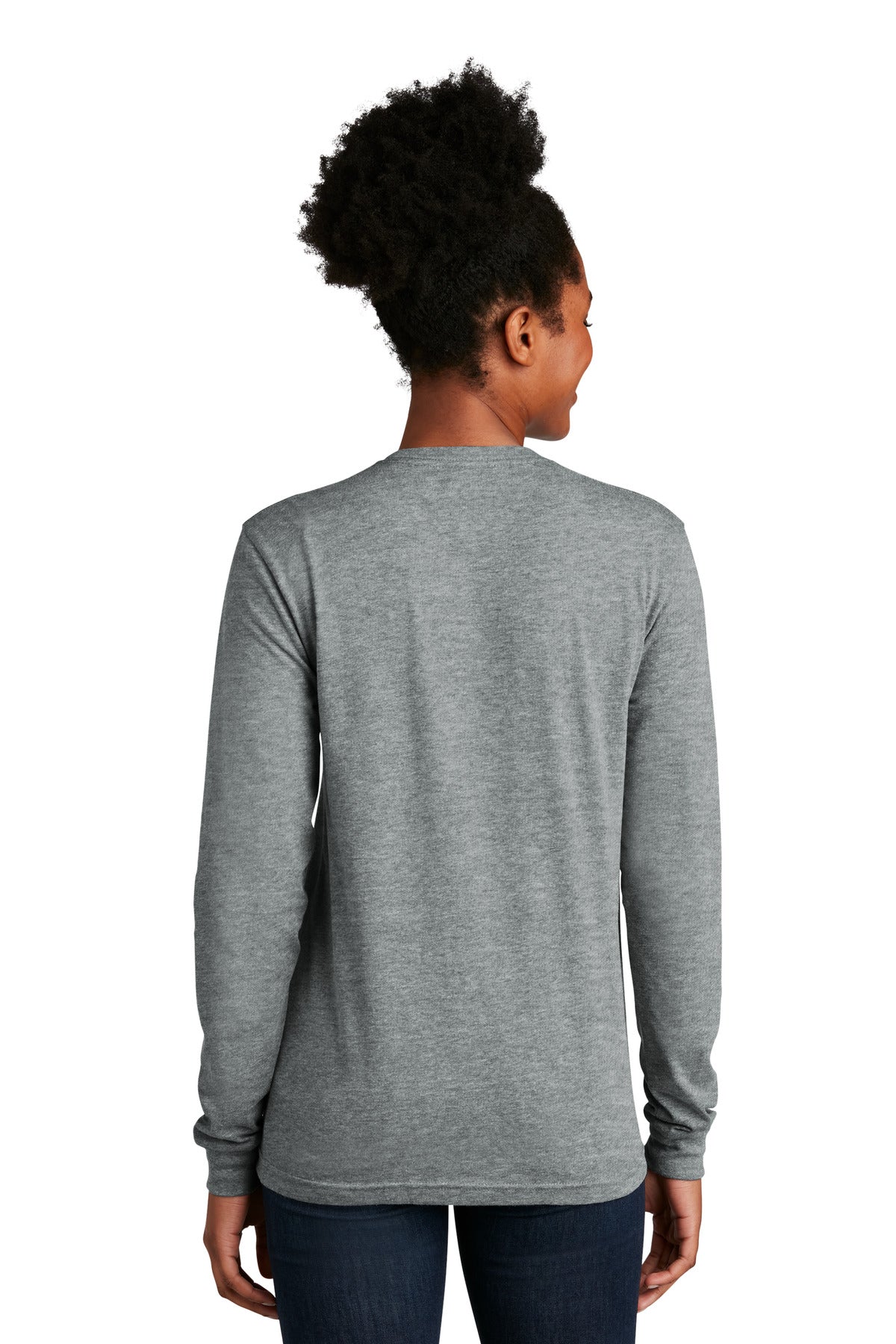Back Model Dark Heather Grey