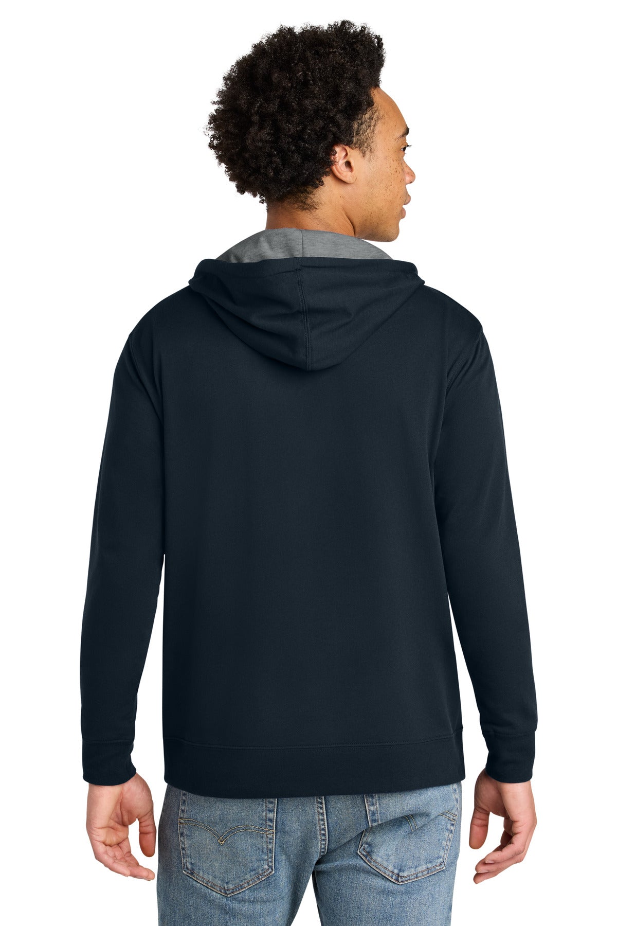 Back Model Midnight Navy/ Heather Gray