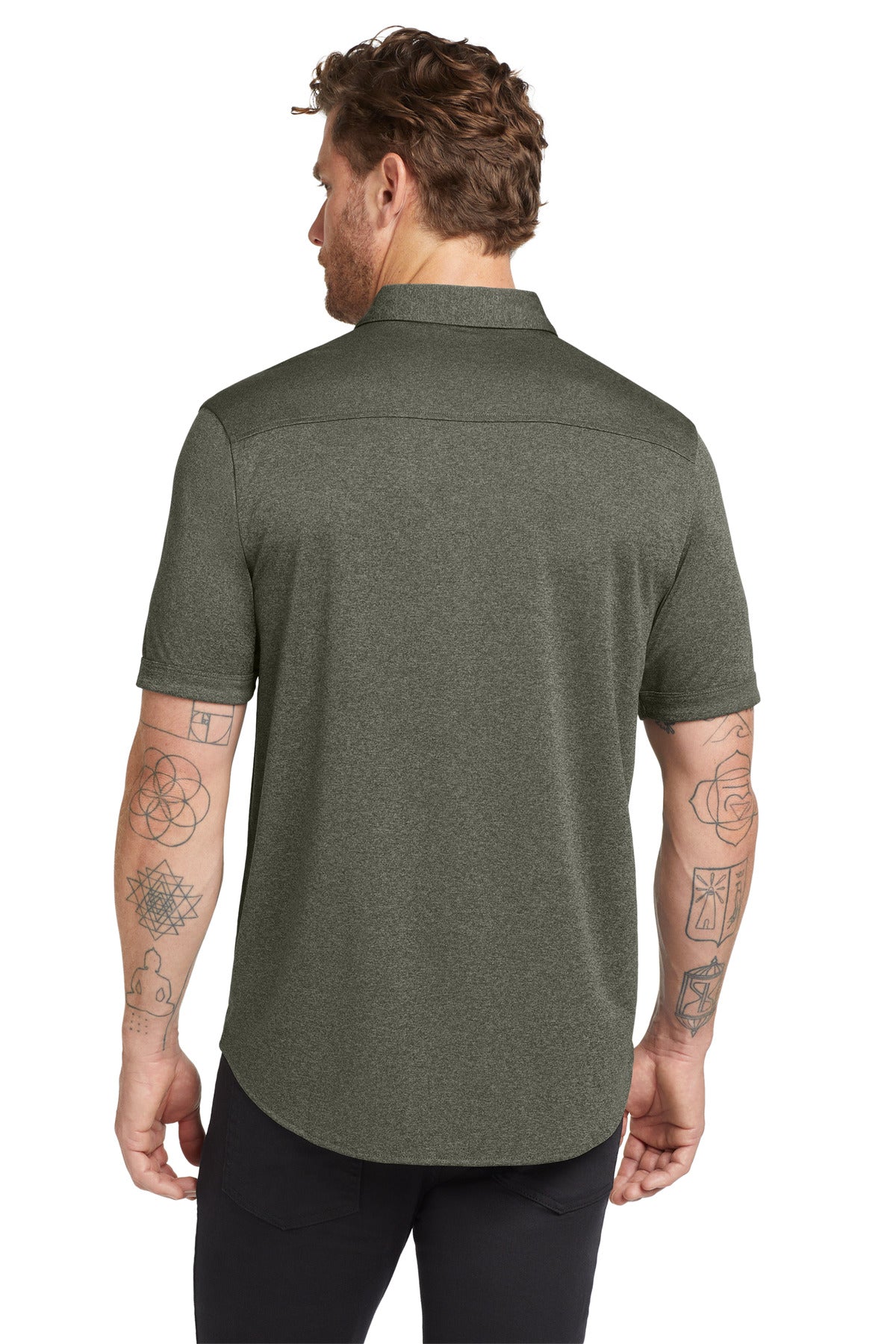 Back Model Drive Green Heather