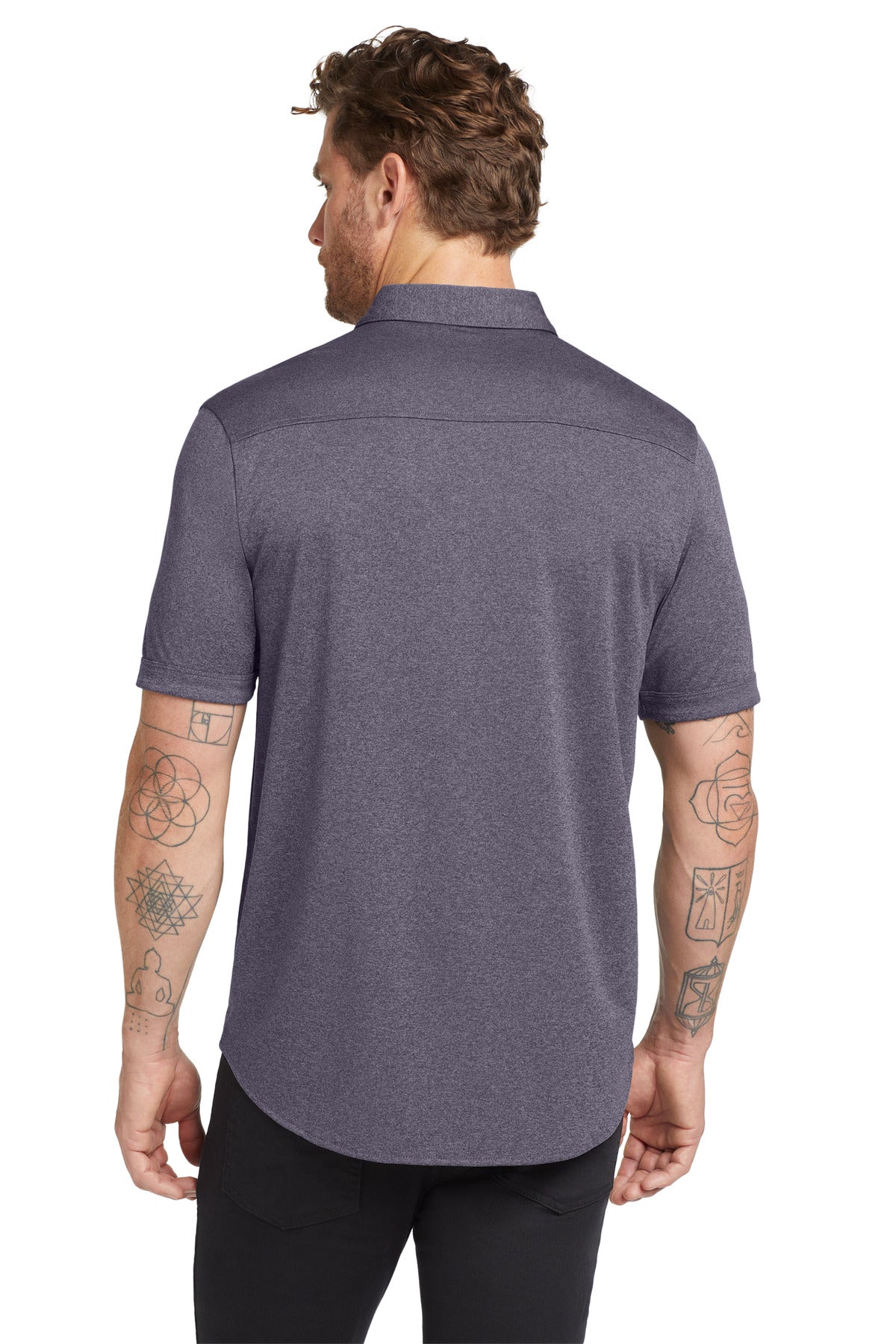 Back Model Navy Heather
