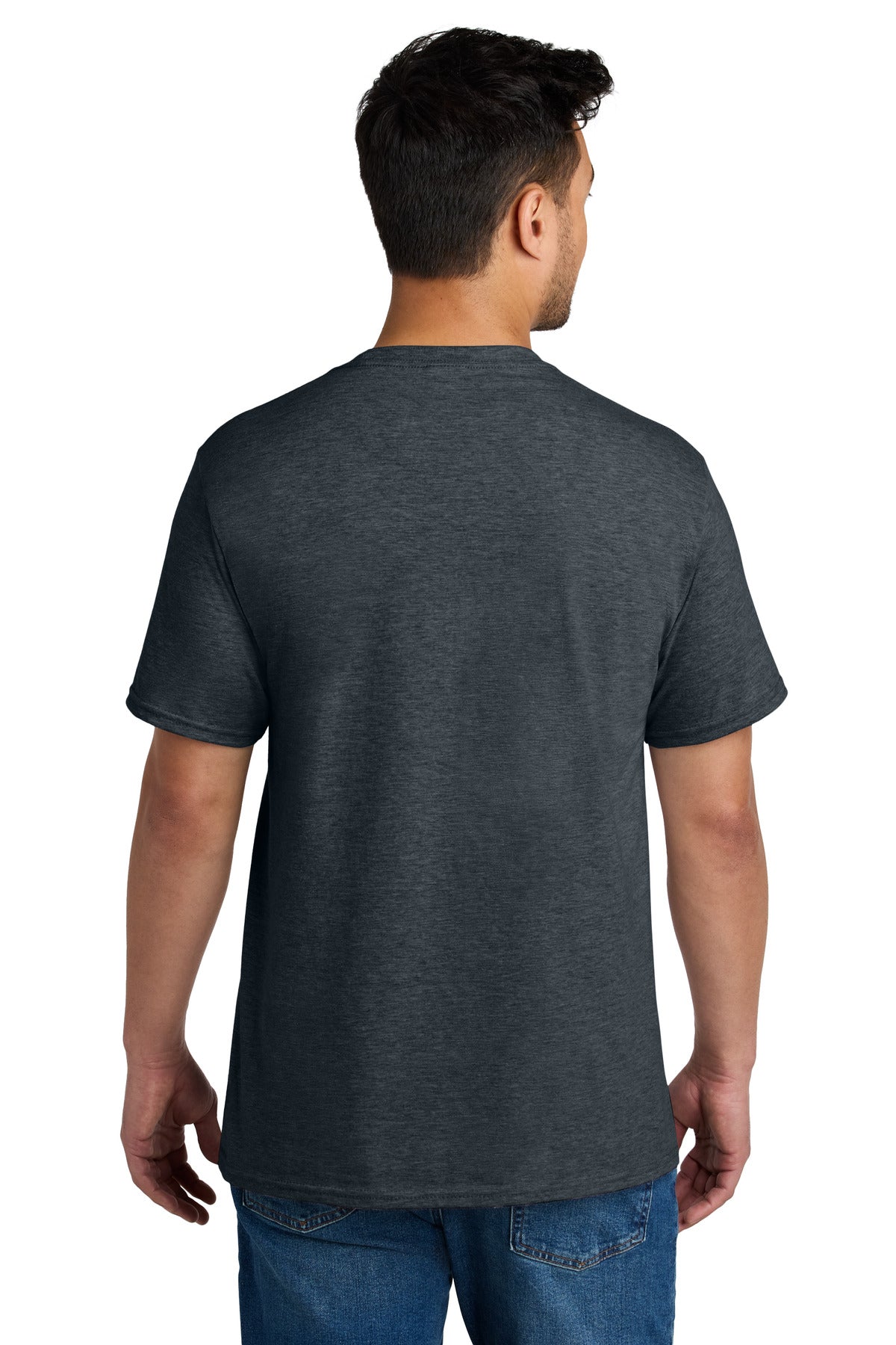 Back Model Dark Heather Grey
