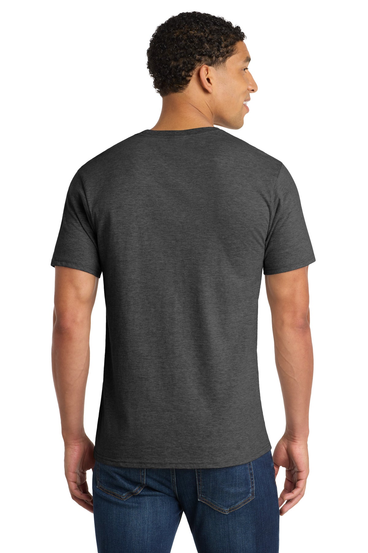 Back Model Dark Heather Grey