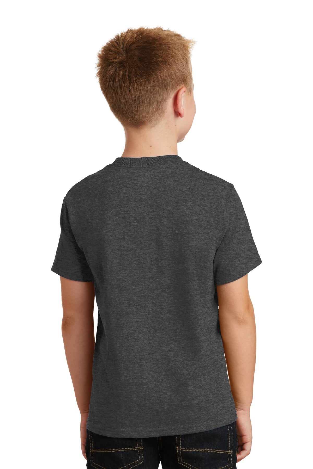 Back Model Dark Heather Grey