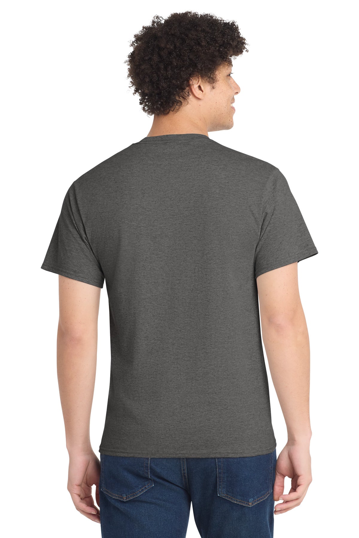 Back Model Dark Heather Grey