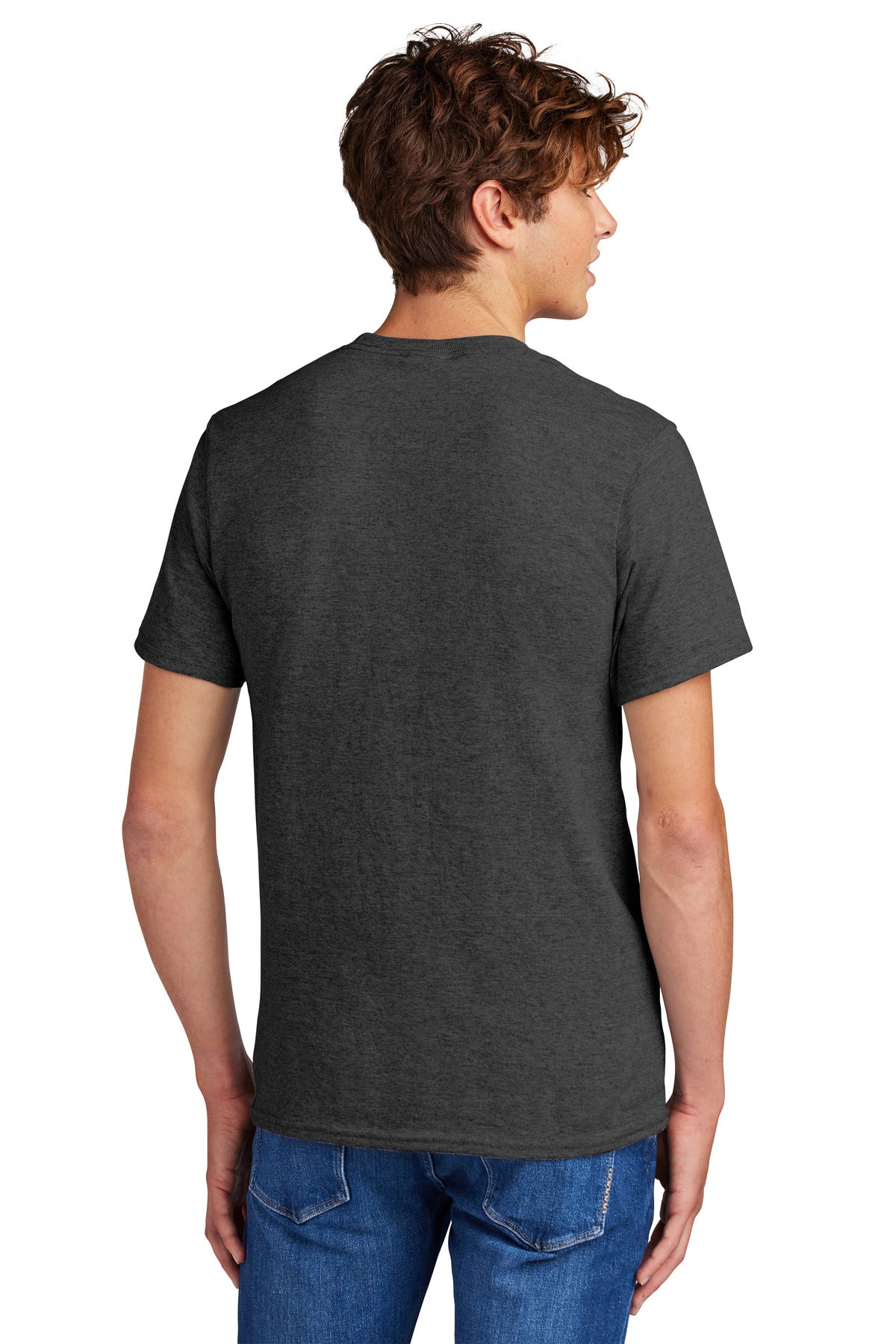 Back Model Dark Heather Grey