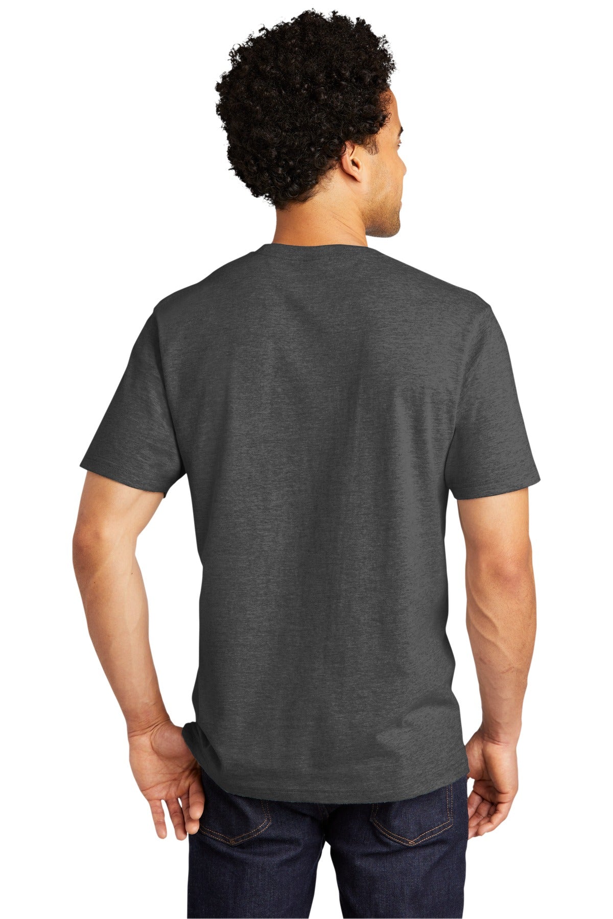 Back Model Dark Heather Grey