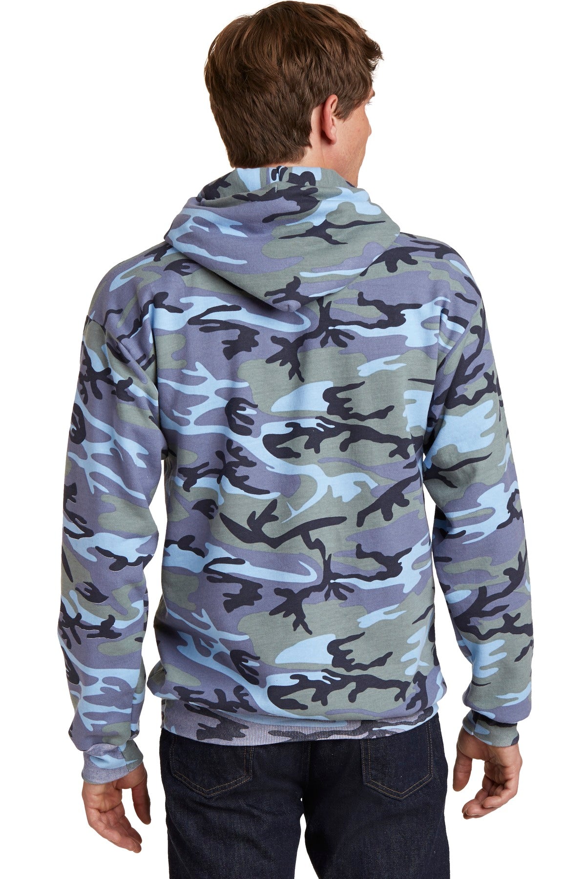 Back Model Woodland Blue Camo
