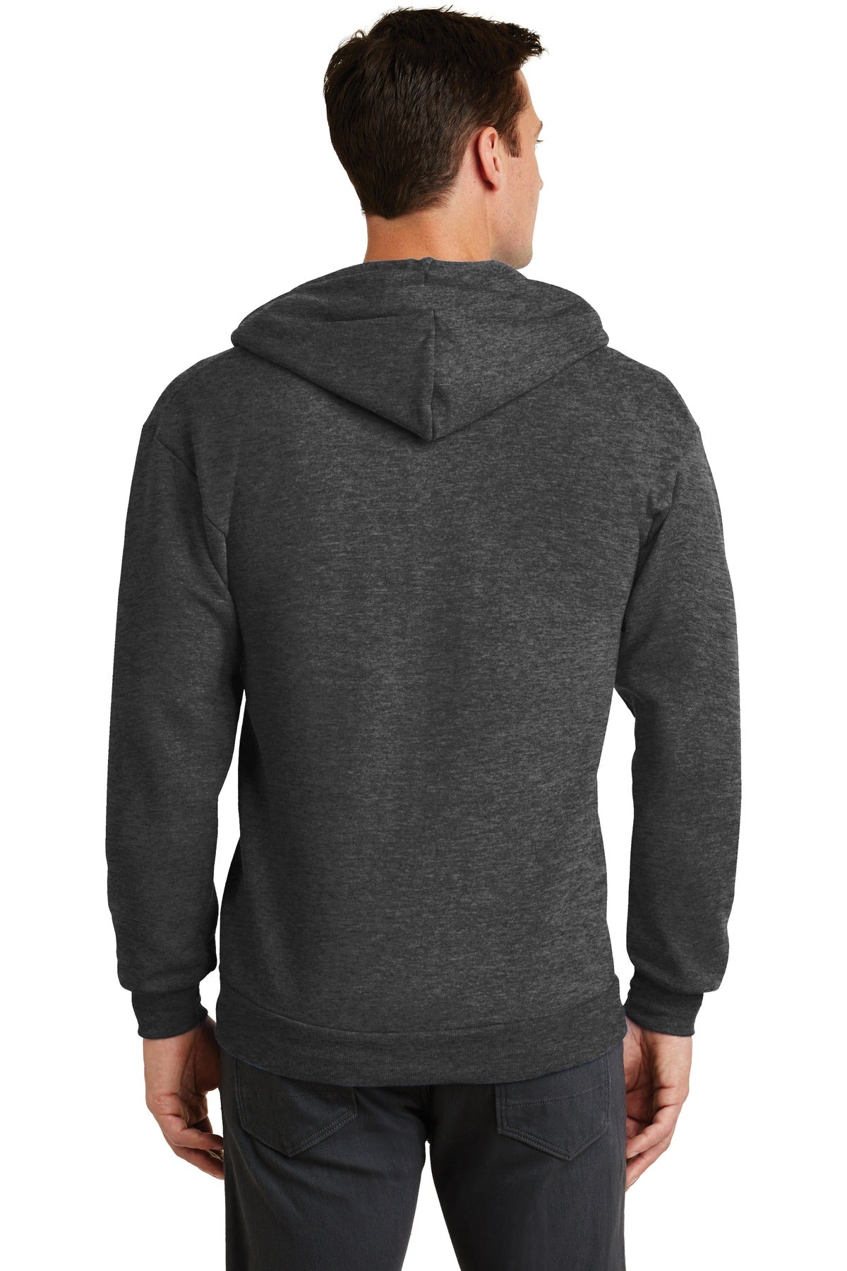 Back Model Dark Heather Grey