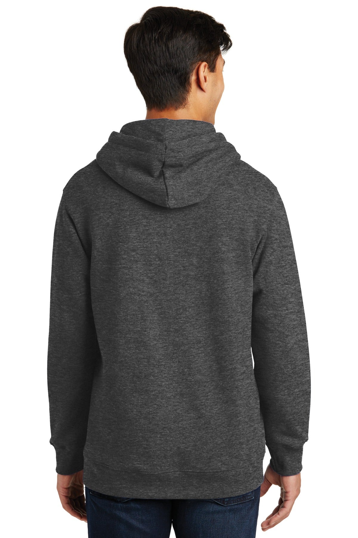 Back Model Dark Heather Grey