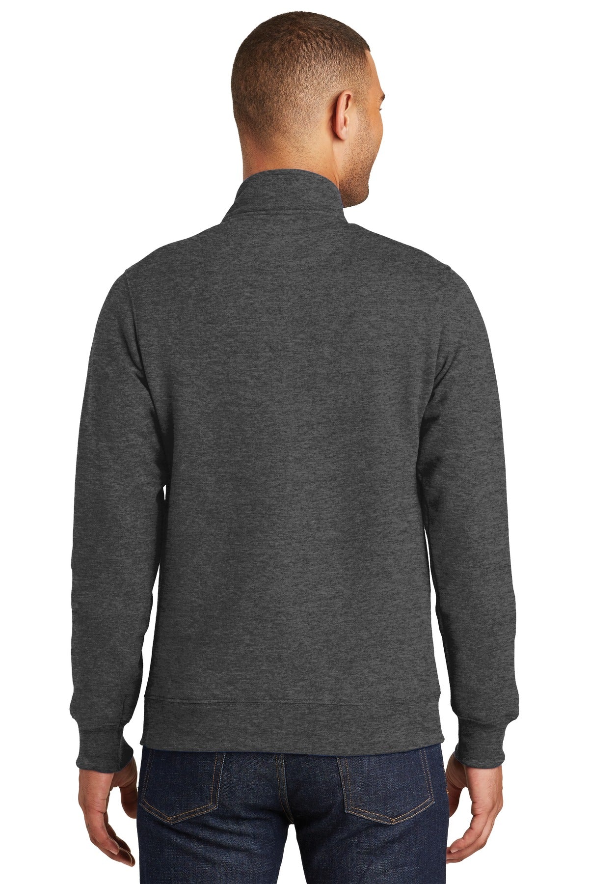 Back Model Dark Heather Grey