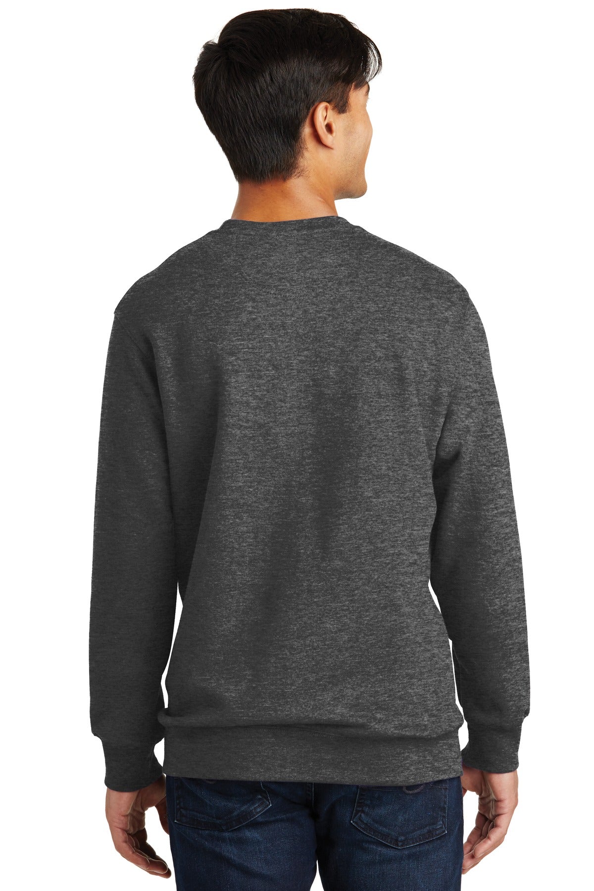 Back Model Dark Heather Grey