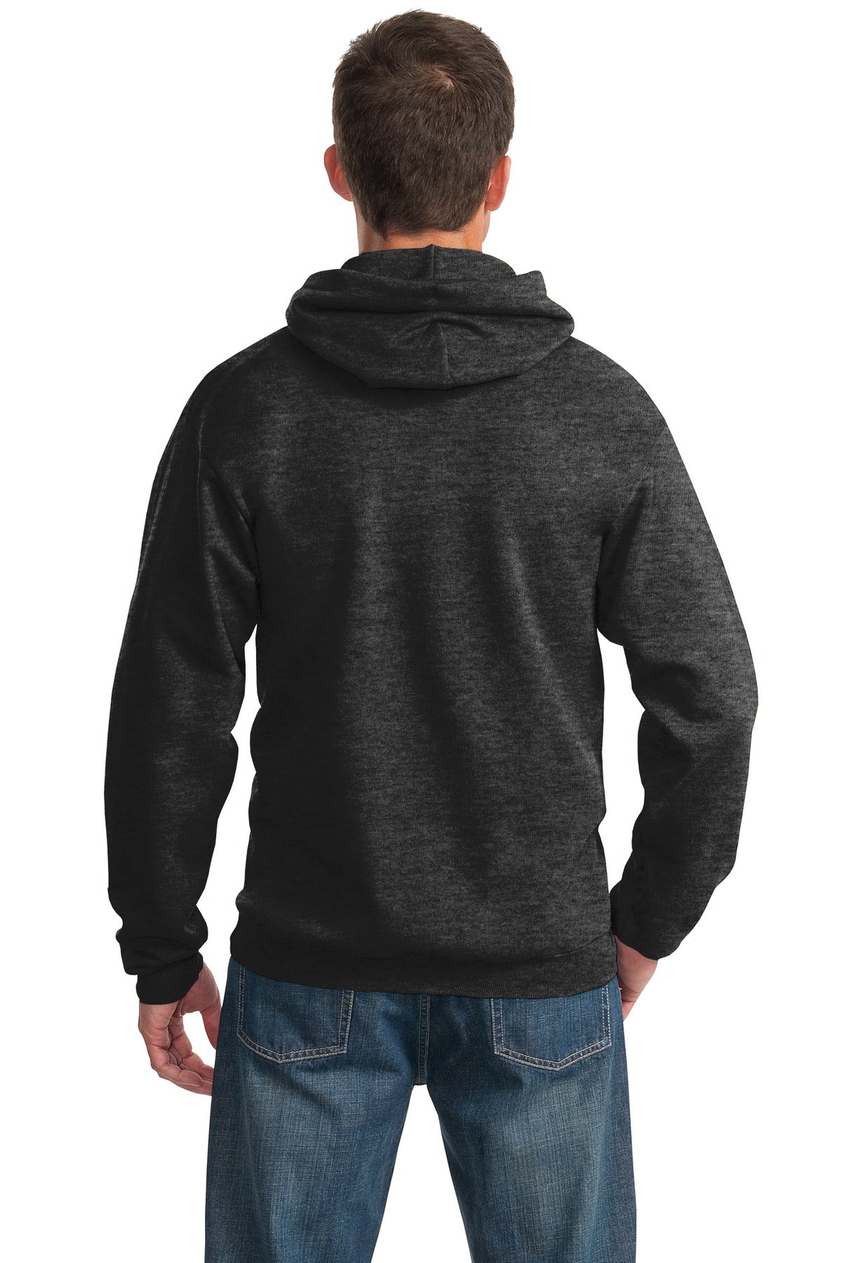 Back Model Dark Heather Grey
