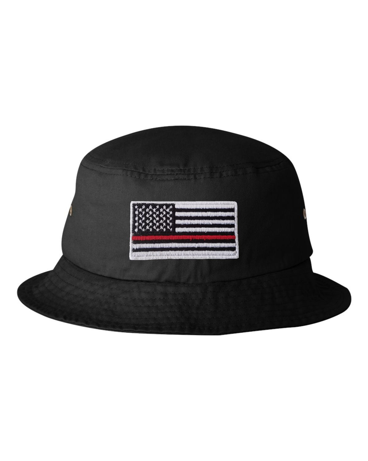 Thin Red Line Flag Embroidered Cap Dad Hat