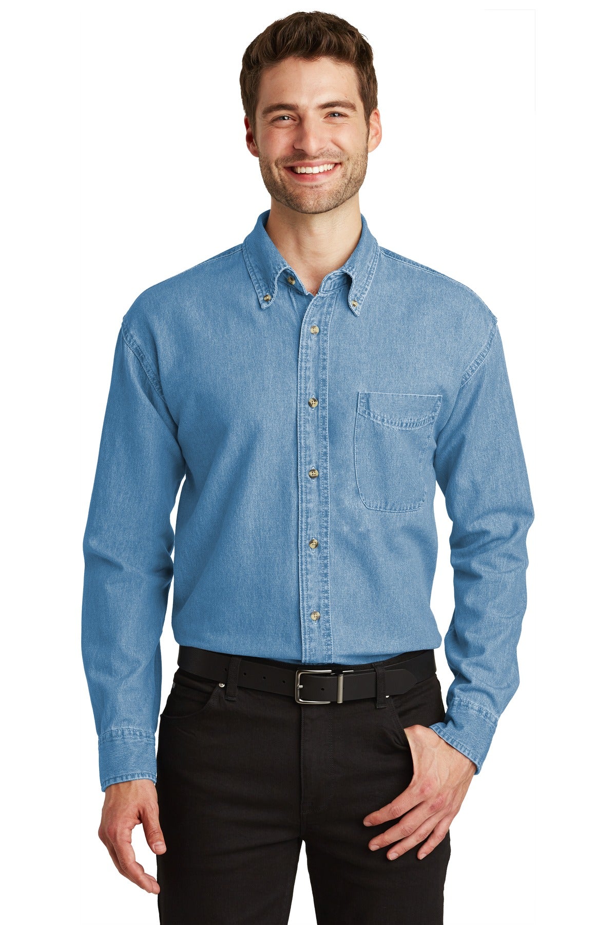 Model Faded Denim