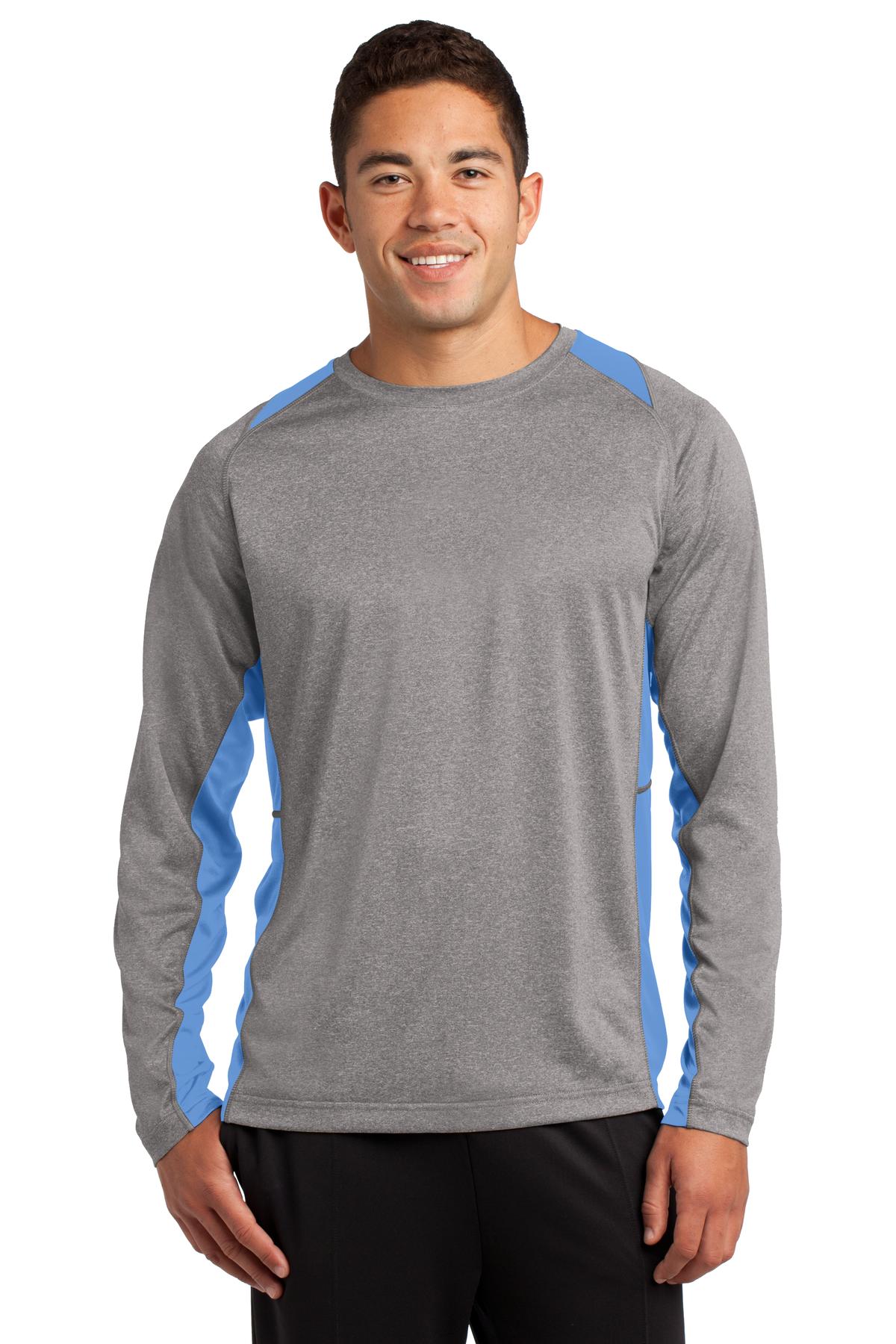 Model Vintage Heather/ Carolina Blue