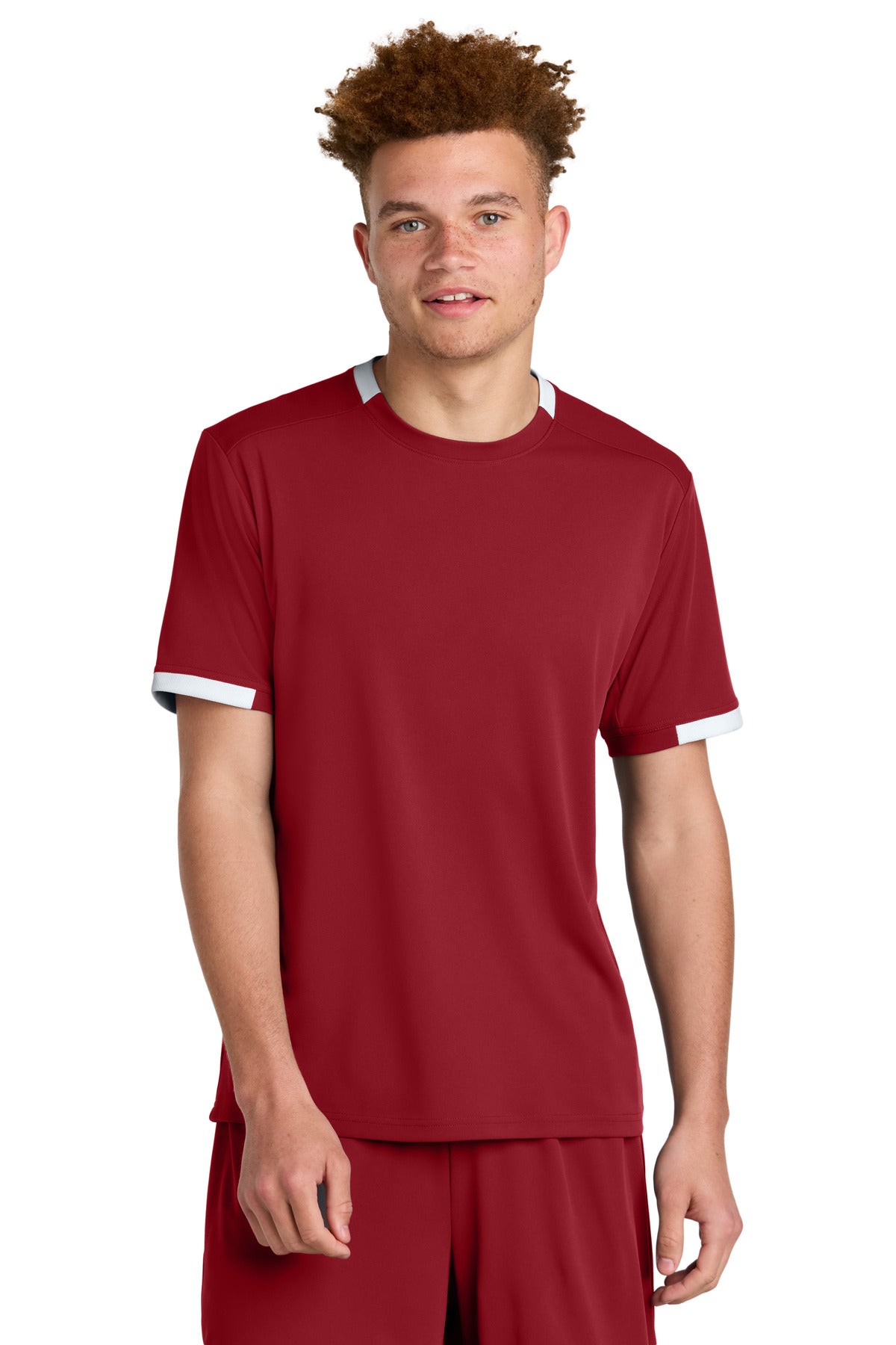 Model Deep Red/ White