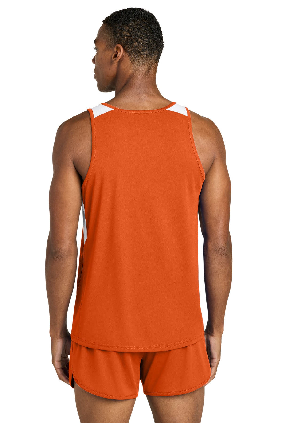 Back Model Deep Orange/ White