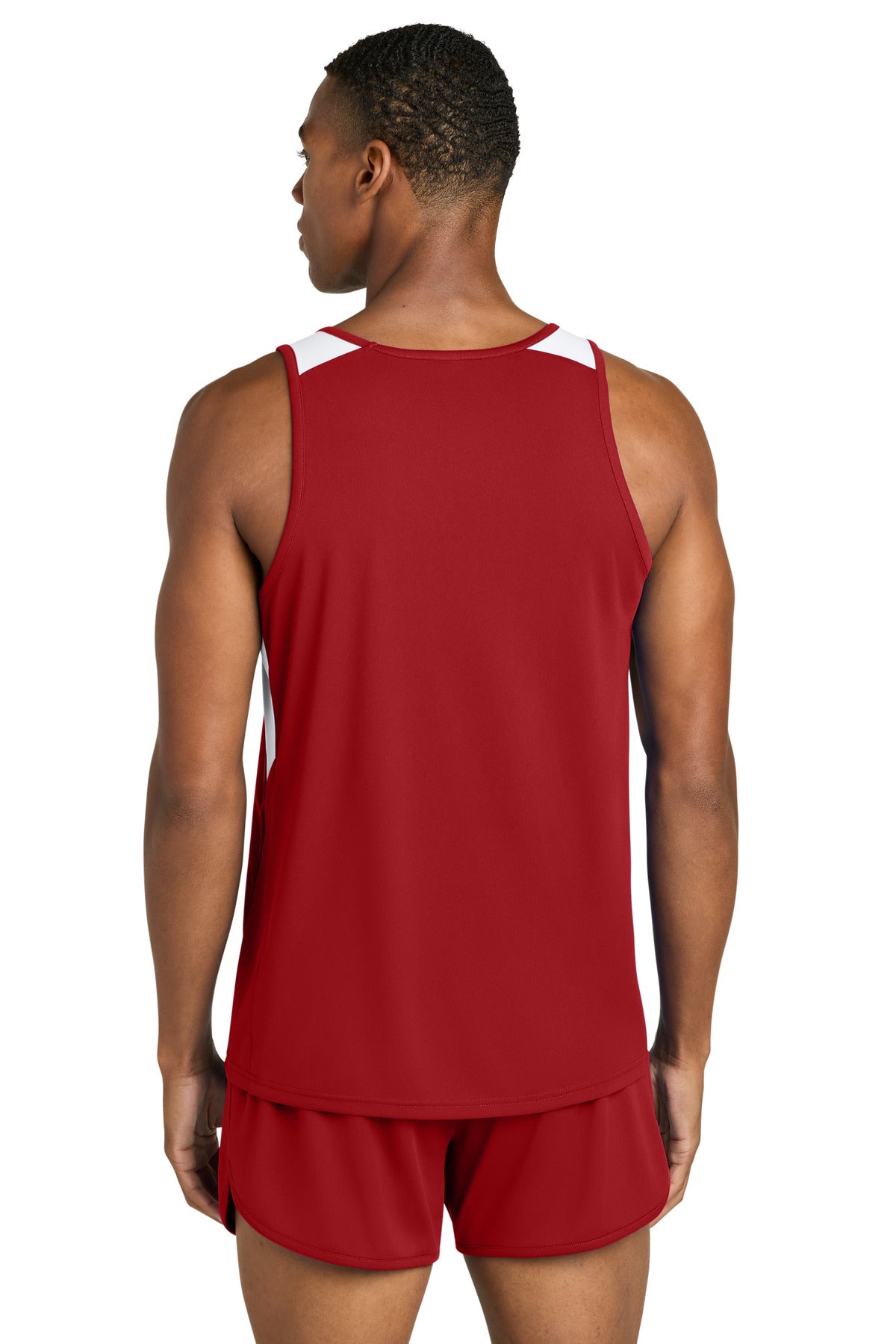 Back Model Deep Red/ White