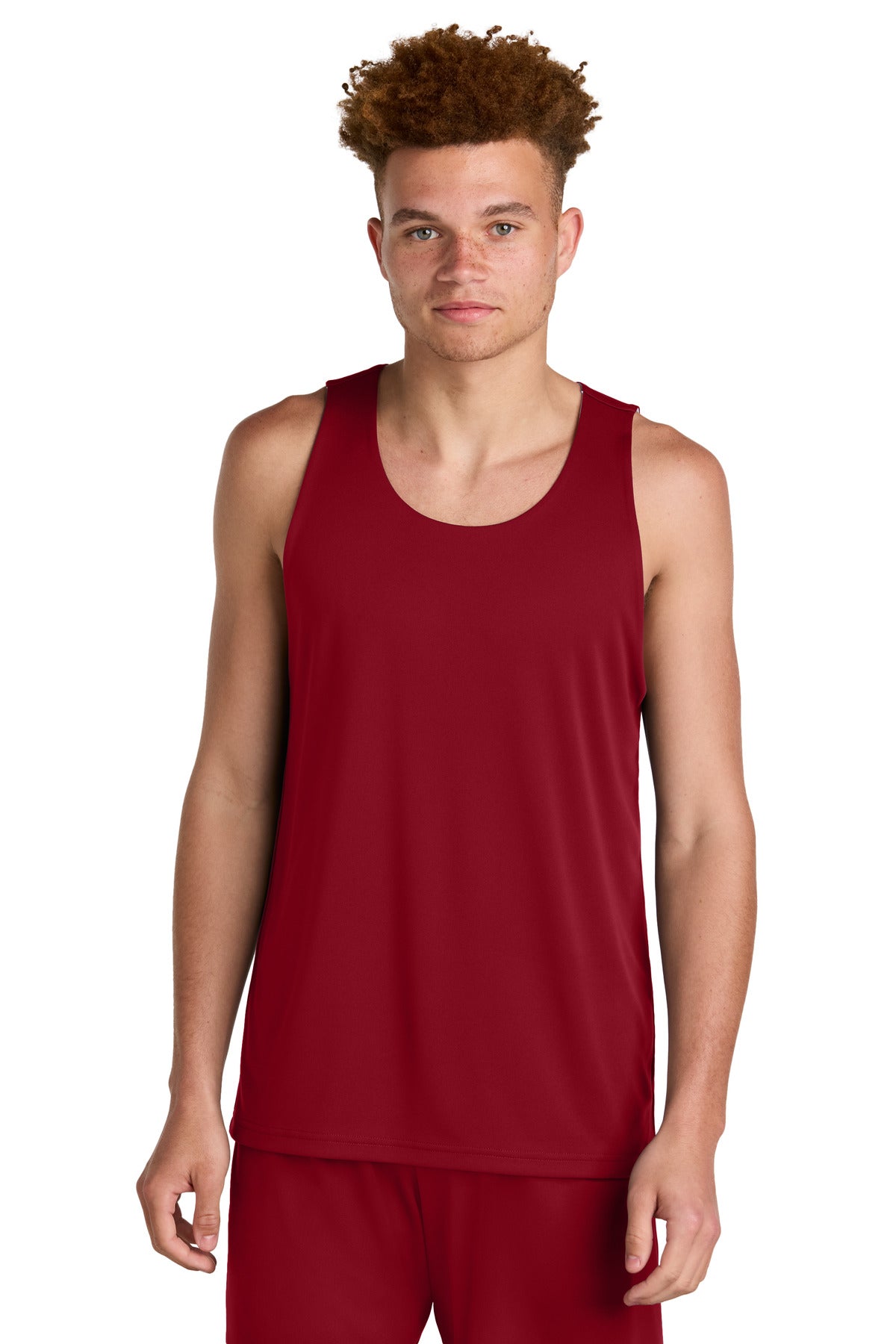 Model Deep Red/ White