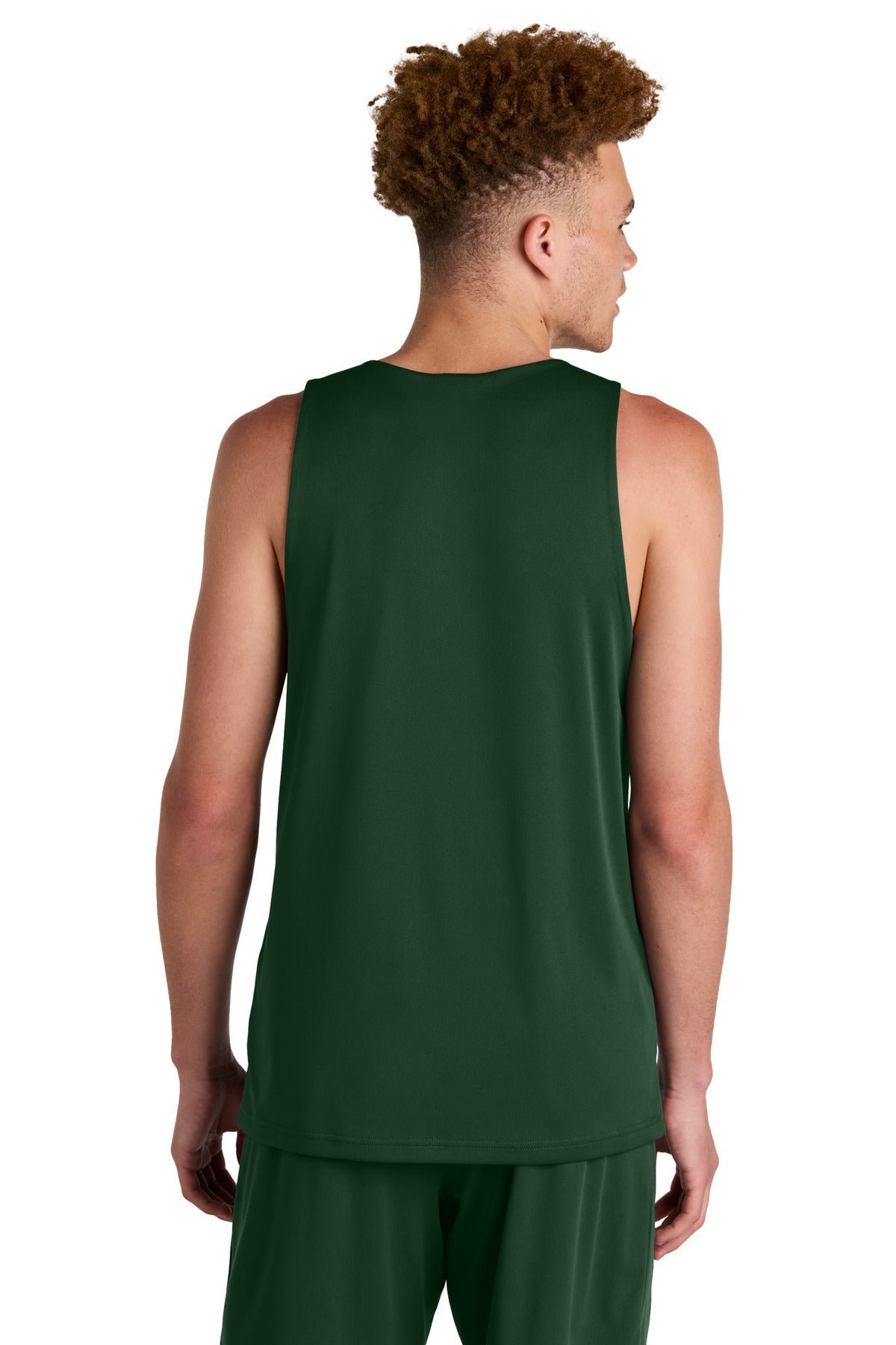 Back Model Forest Green/ White