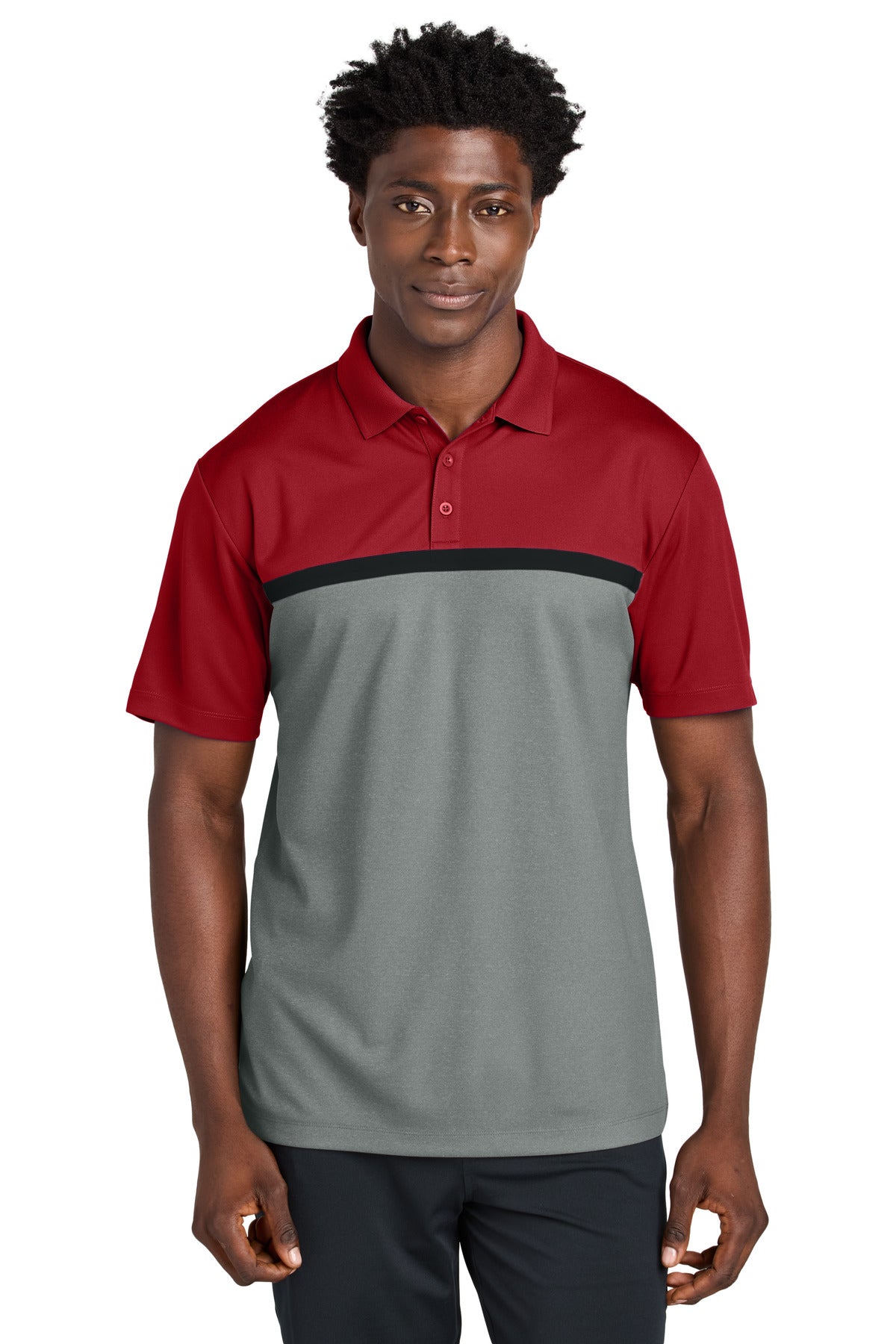 Model Deep Red/ Grey Concrete Heather/ Black