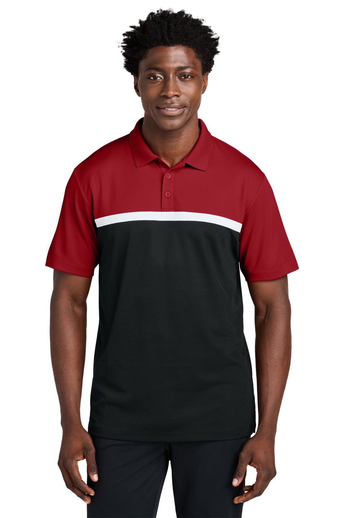 Model Deep Red/ Black/ White
