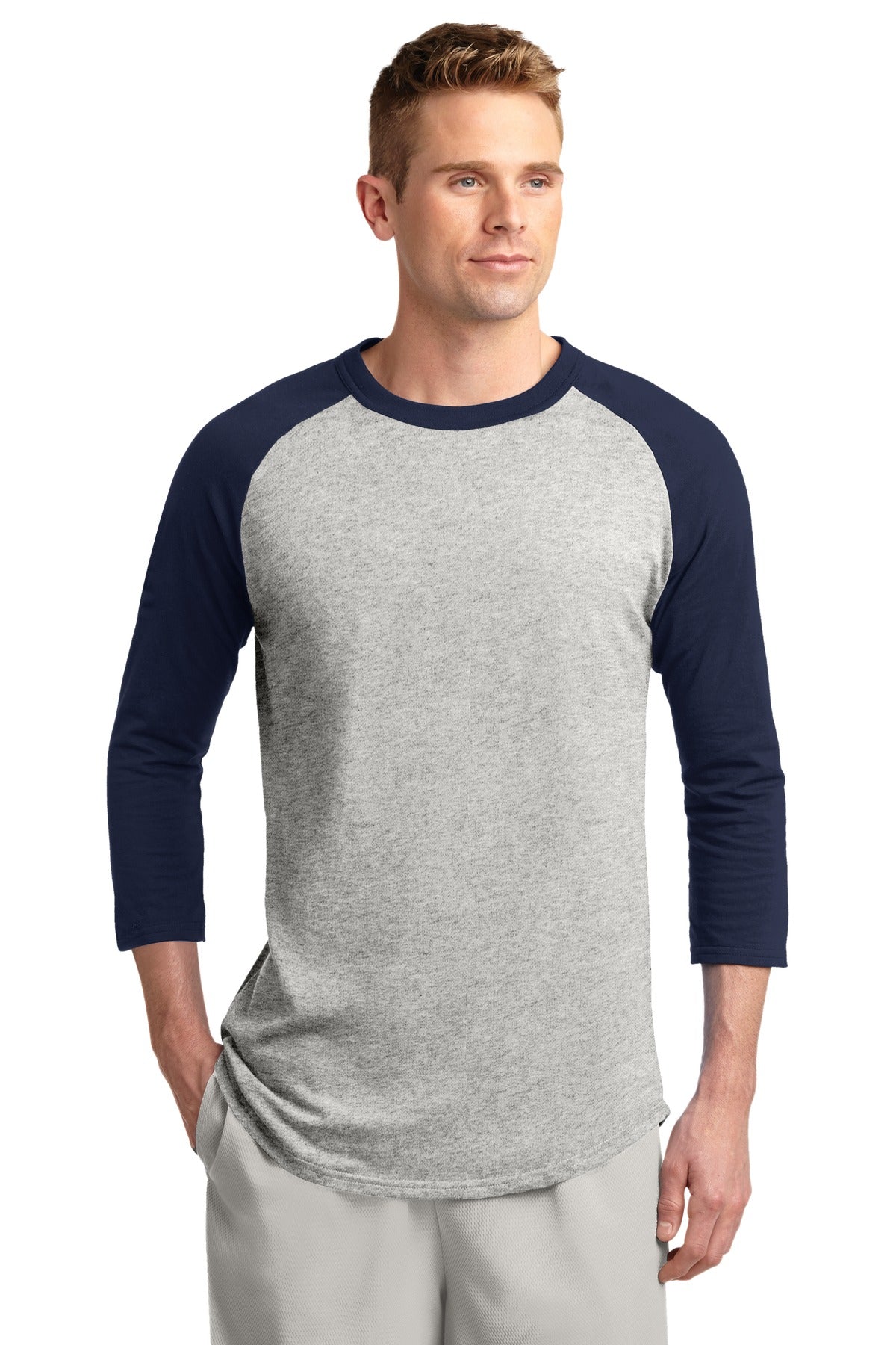 Model Heather Grey/ Navy