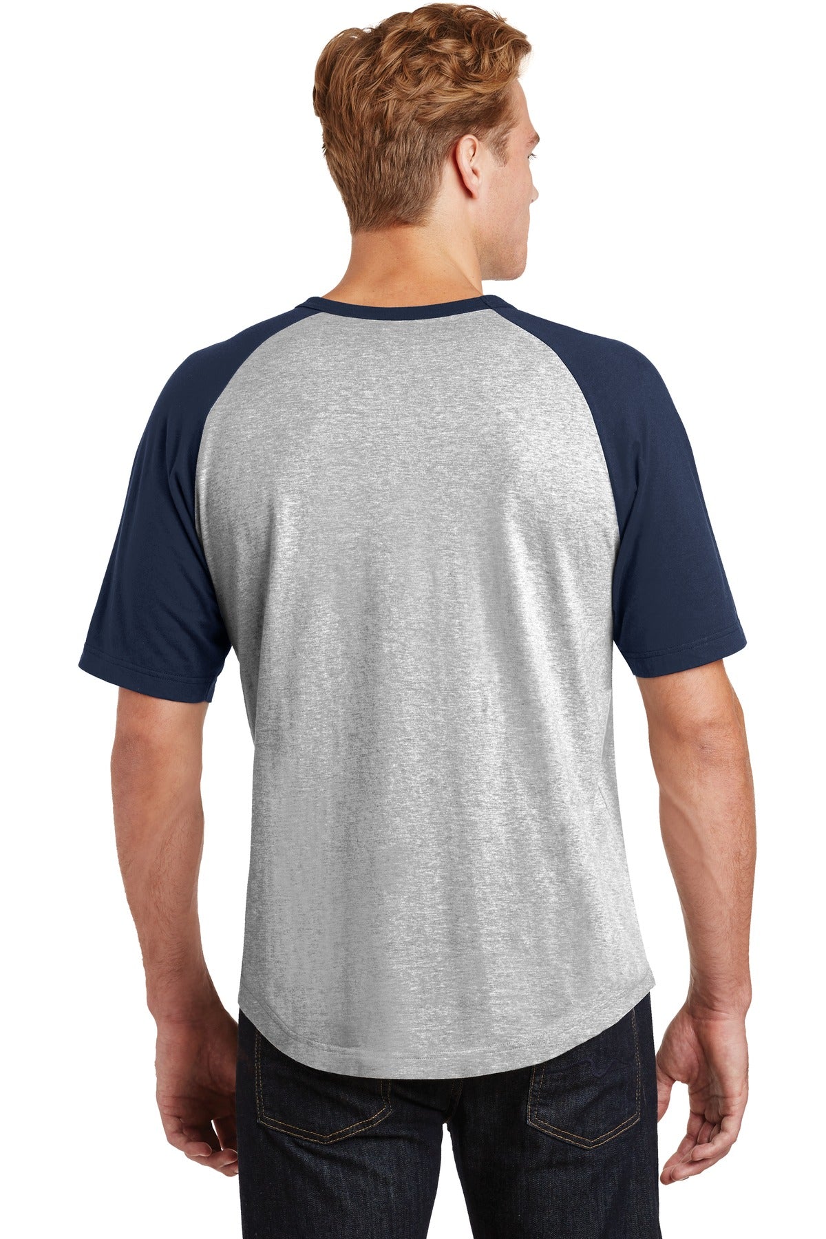 Back Model Heather Grey/ Navy