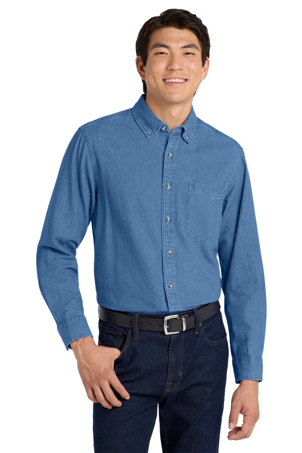 Model Faded Blue