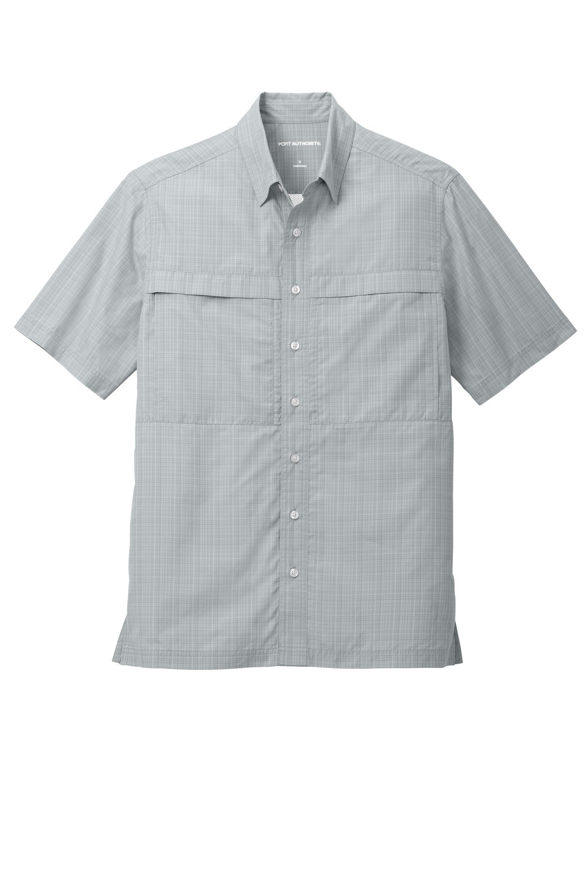 Product Silver/ Gusty Grey Crosshatch Plaid