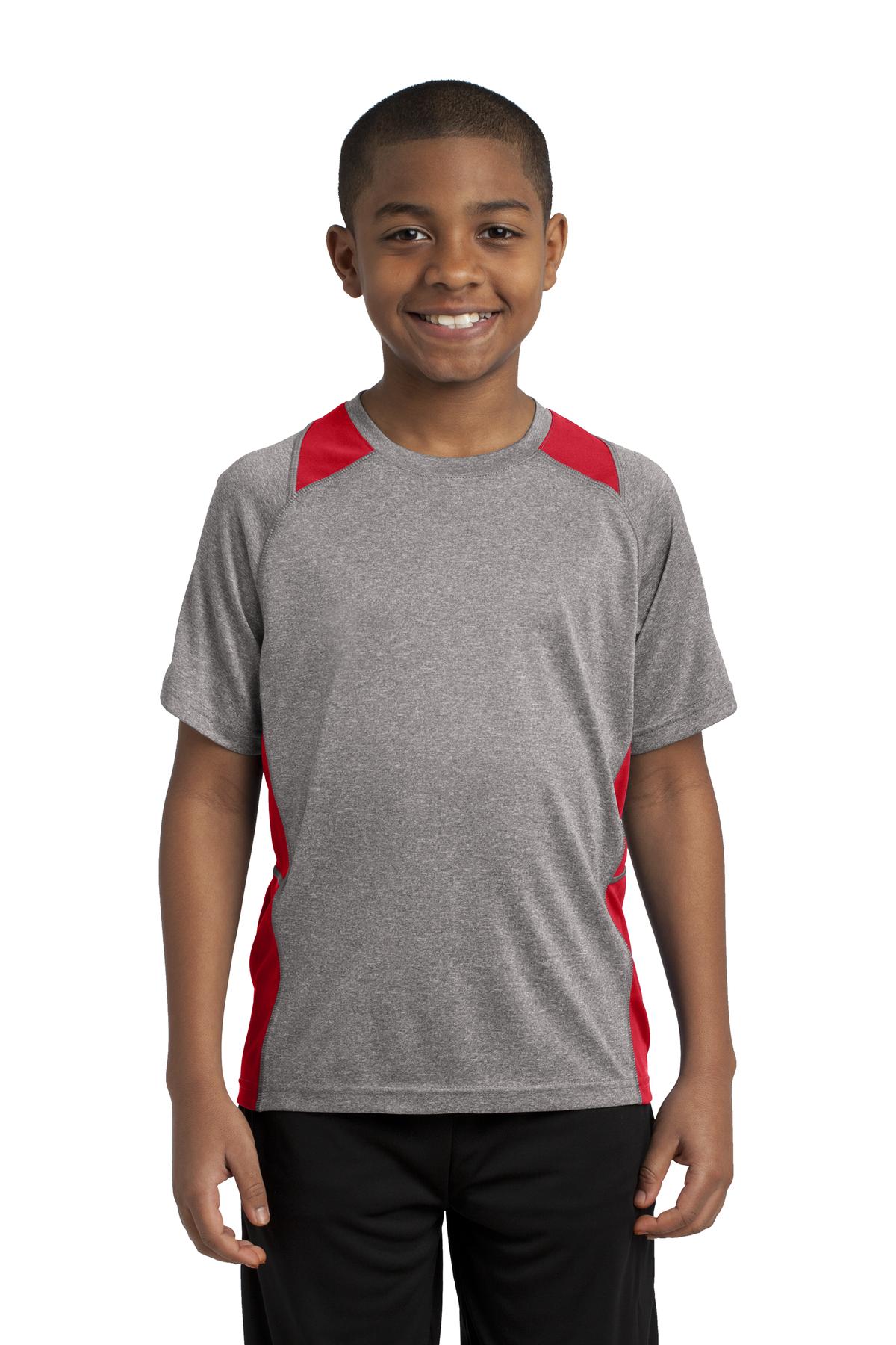 Model Vintage Heather/ True Red