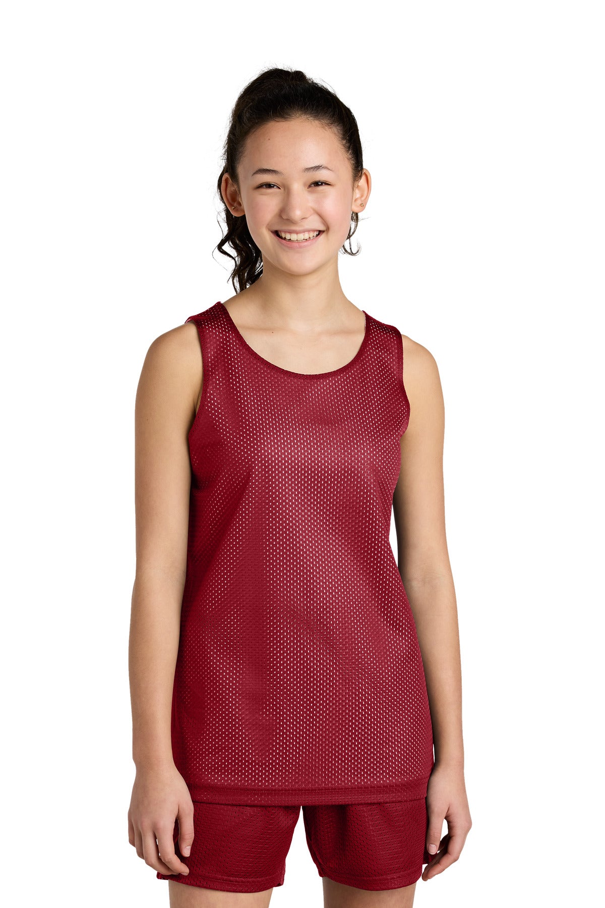 Model Deep Red/ White