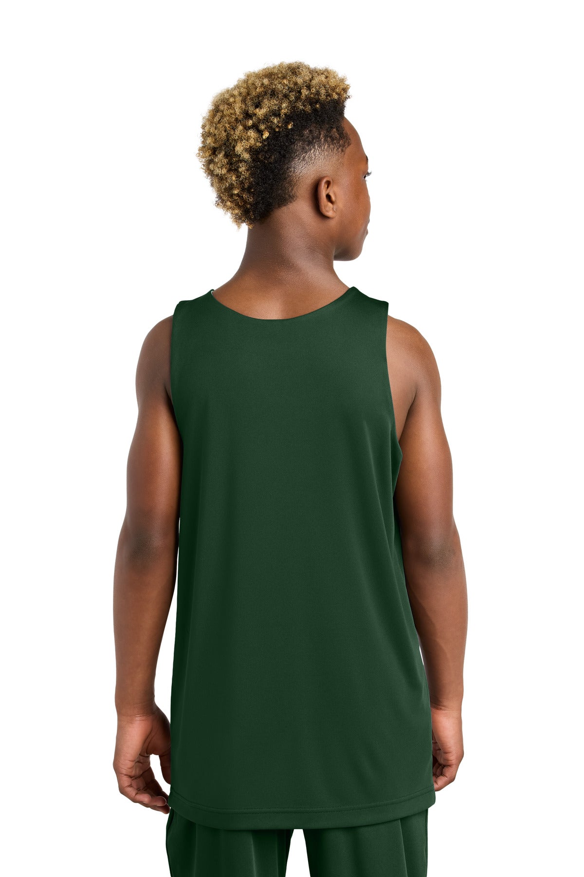 Back Model Forest Green/ White